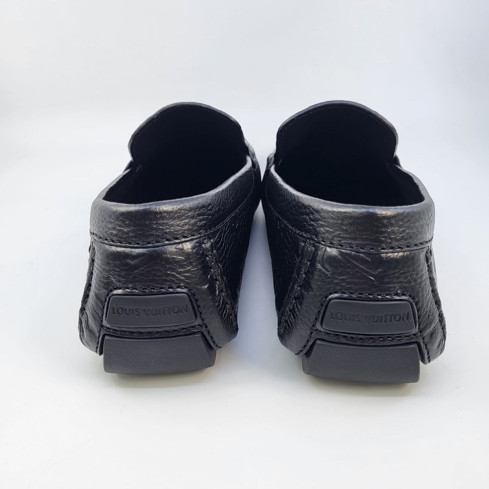 Louis Vuitton’s Black Signature Monogram Canvas Trim Monte Carlo Moccasin (NWT) LOUIS VUITTON Black Monte Carlo Moccasins Driving Shoes main image 4