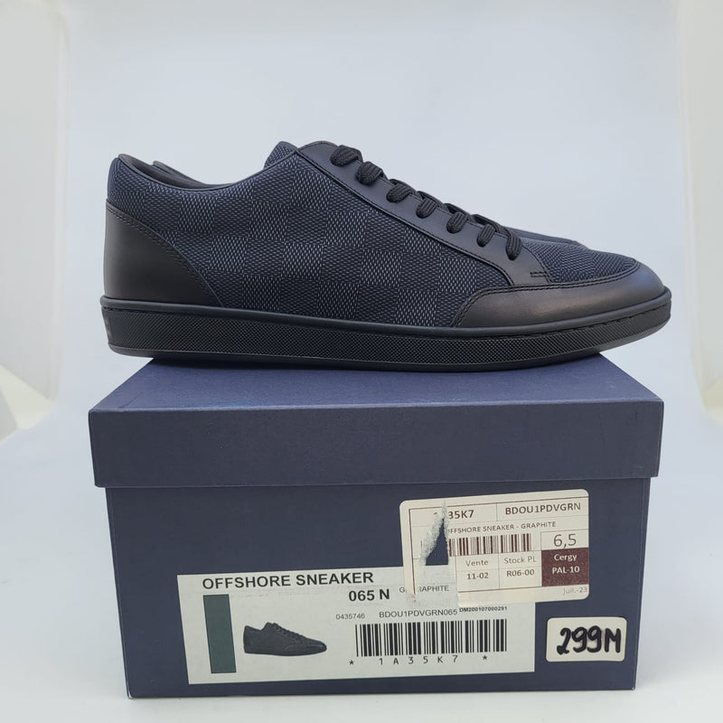 Louis Vuitton Damier Graphite Nylon and Leather Offshore Sneakers - The Lux  Portal