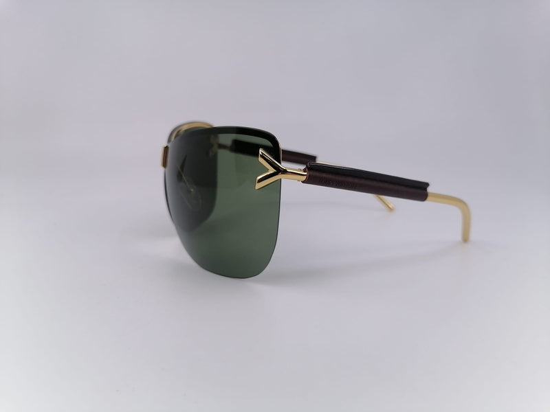 Louis Vuitton Women's Gold & Black V Mask U Sunglasses Z0878U – Luxuria &  Co.