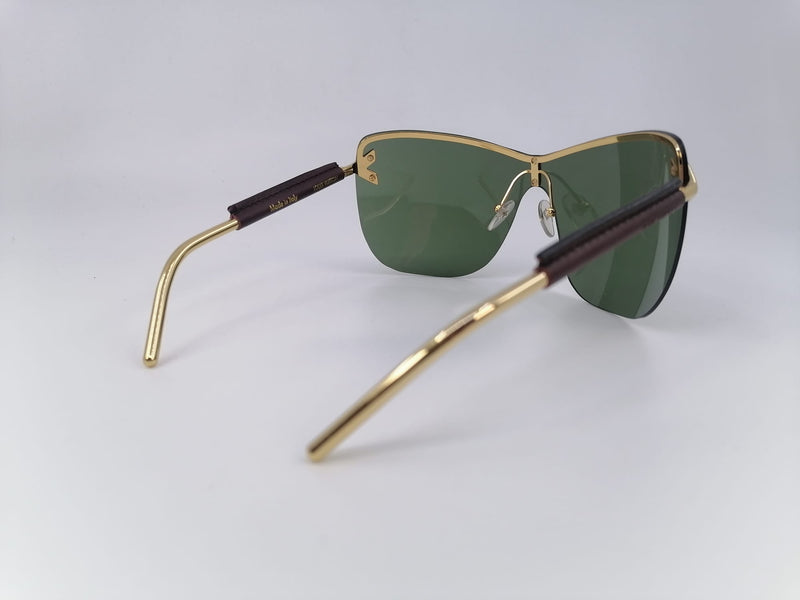 Louis Vuitton Women's Gold & Black V Mask U Sunglasses Z0878U – Luxuria &  Co.