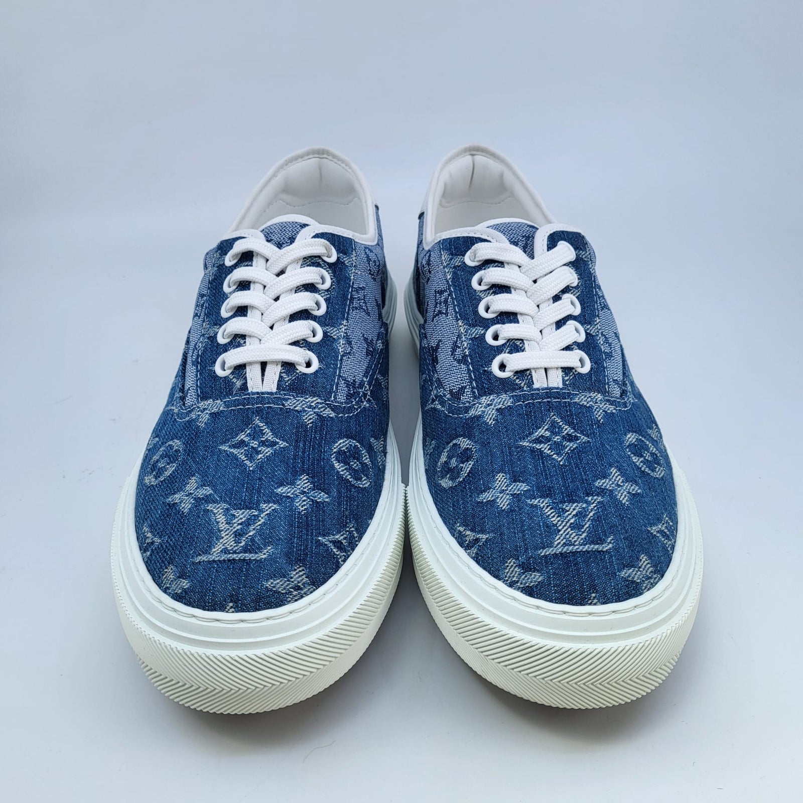 Louis Vuitton Men's Monogram Denim Trocadero Richelieu – Luxuria & Co.