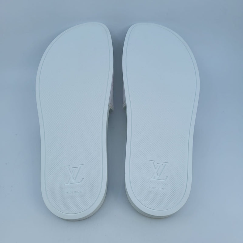 Louis Vuitton 2018 Waterfront Slides - White Sandals, Shoes - LOU807500