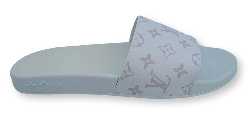 Louis vuitton waterfront mule white on sale