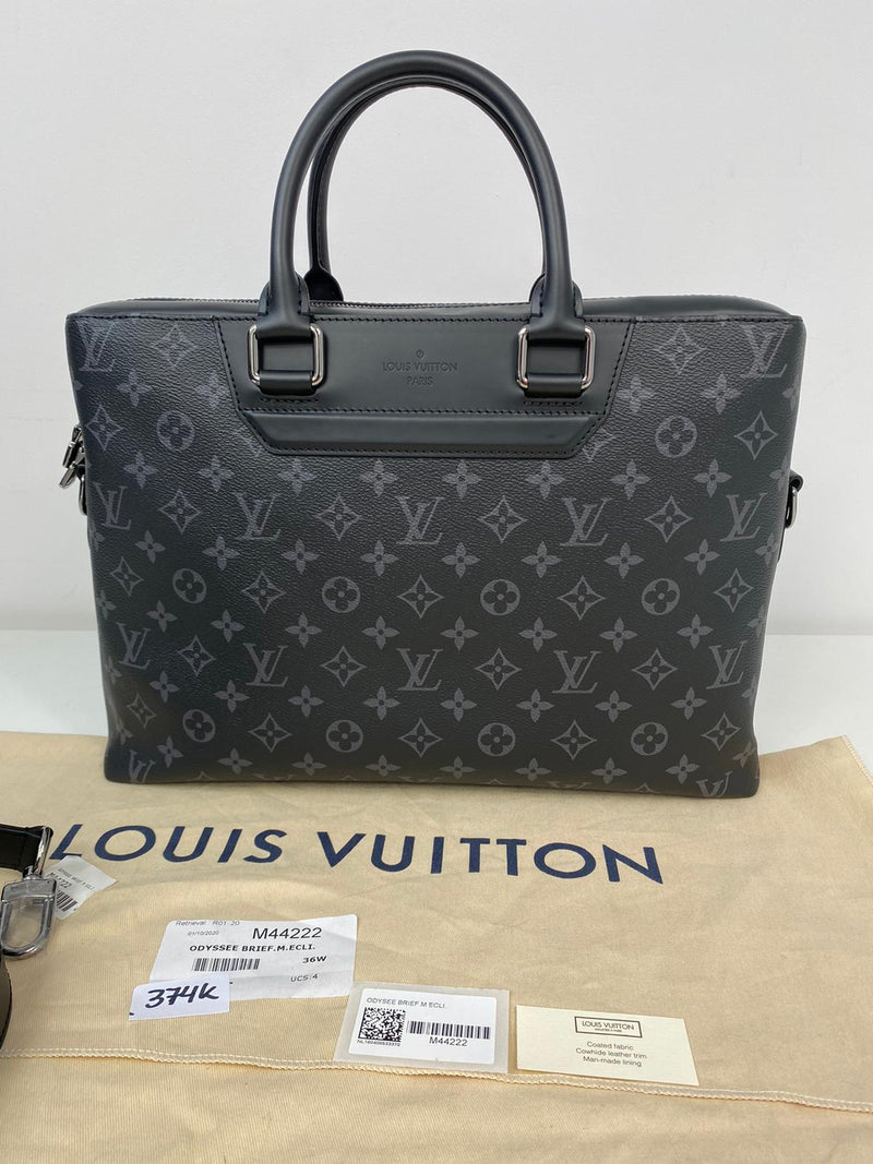 Louis Vuitton Authentic Black Cowhide Leather Duffle Bag Made -  Denmark