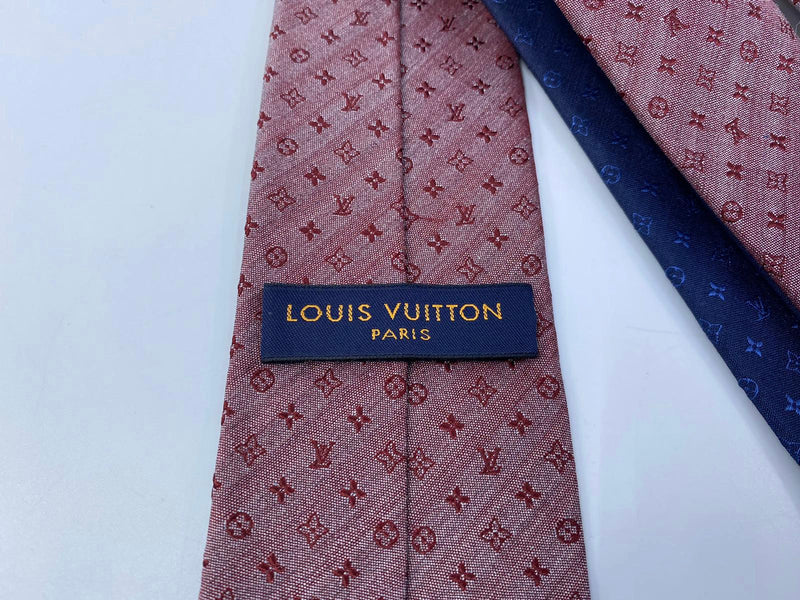 Louis Vuitton Mens Ties, Blue