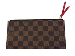 Louis Vuitton Pochette Felicie Card Holder Insert Calfskin Black in  Calfskin - US
