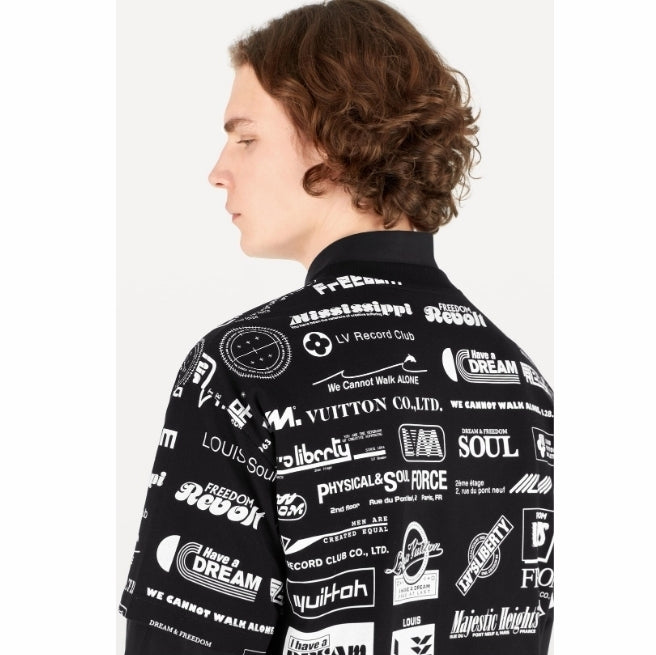 Louis Vuitton Men's Cotton Allover Logos Printed T-Shirt – Luxuria