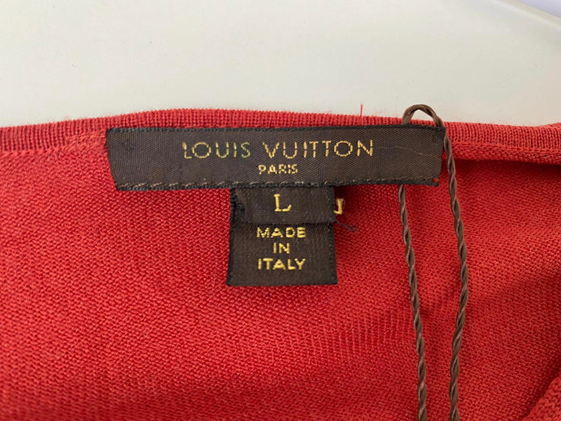 Louis Vuitton Women's Red Wool Cardigan Sweater – Luxuria & Co.
