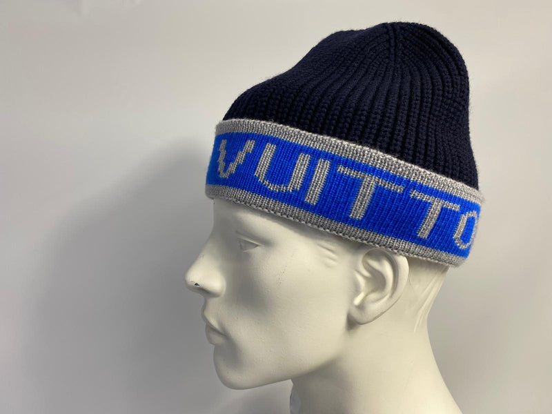 Louis Vuitton Navy Wool Generation Hat – Luxuria & Co.