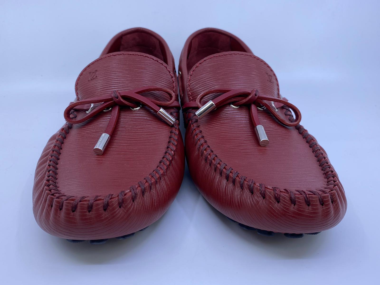 Louis Vuitton Men's Red Epi Leather Navajo Loafer – Luxuria & Co.