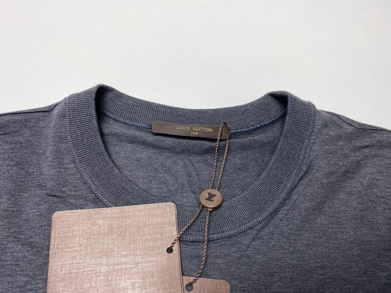 Louis Vuitton Men's Gray Cotton Varsity Patches T-Shirt – Luxuria & Co.