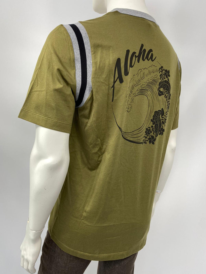 Varsity Printed Aloha T-Shirt