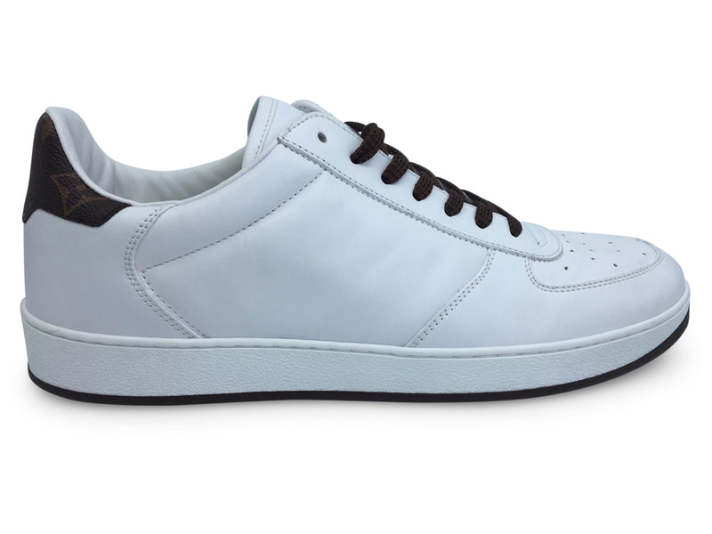 Louis Vuitton White/Blue Leather Rivoli High Top Sneakers Size 42 Louis  Vuitton | The Luxury Closet