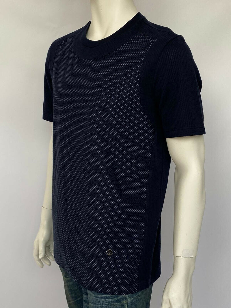 Spotted Denim Front T-Shirt - Luxuria & Co.