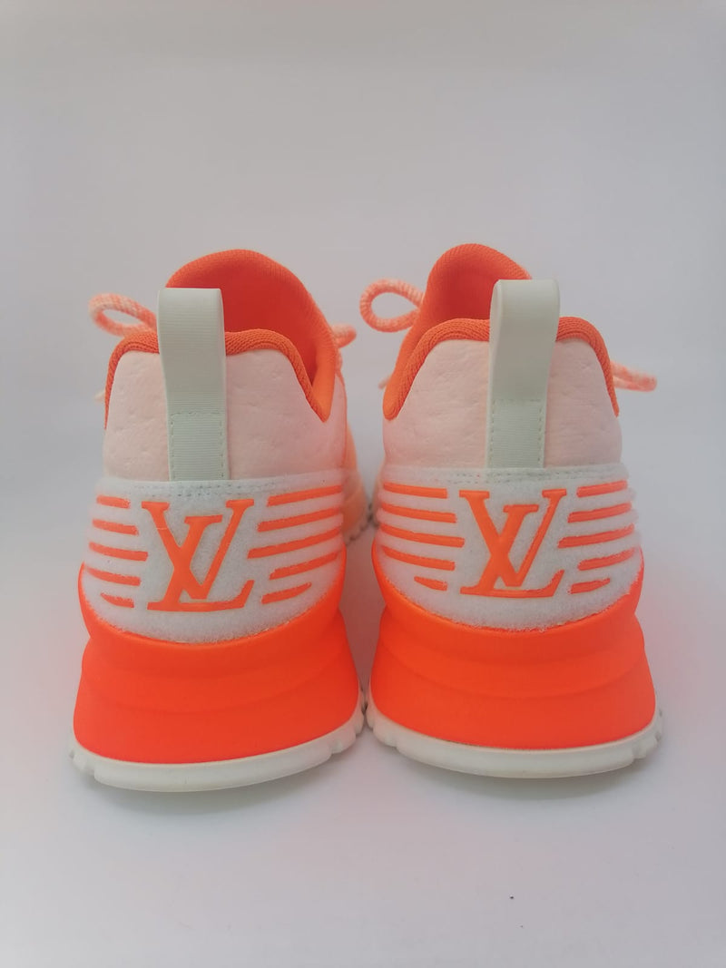 LOUIS VUITTON men's V N R VNR knit sneakers trainers shoes - orange LV 10  US 11