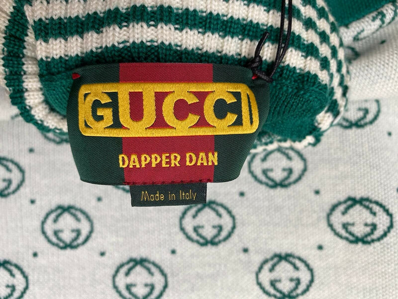Gucci White/Green Leather Web Dapper Dan Sneakers Size 36 Gucci