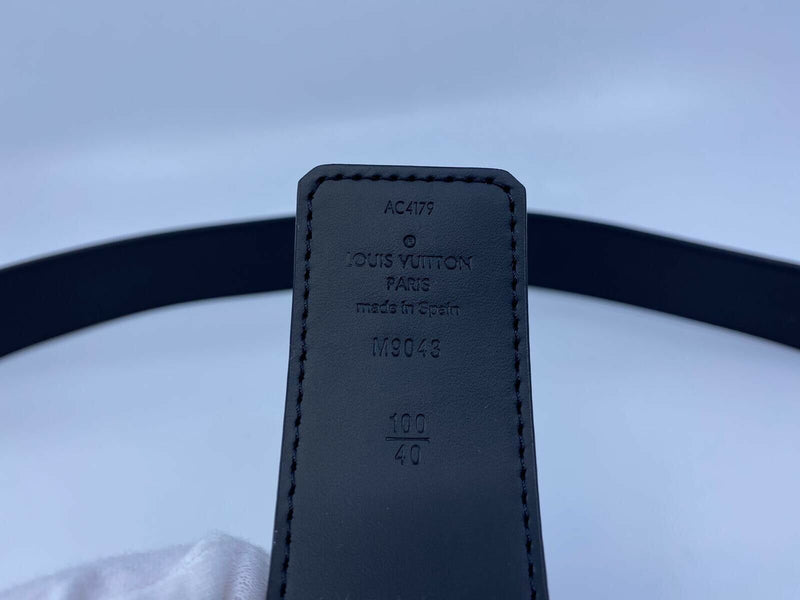 Authentic Louis Vuitton M9043 LV Initiales Reversible Belt 95/38(READ  DESCRIPTN)
