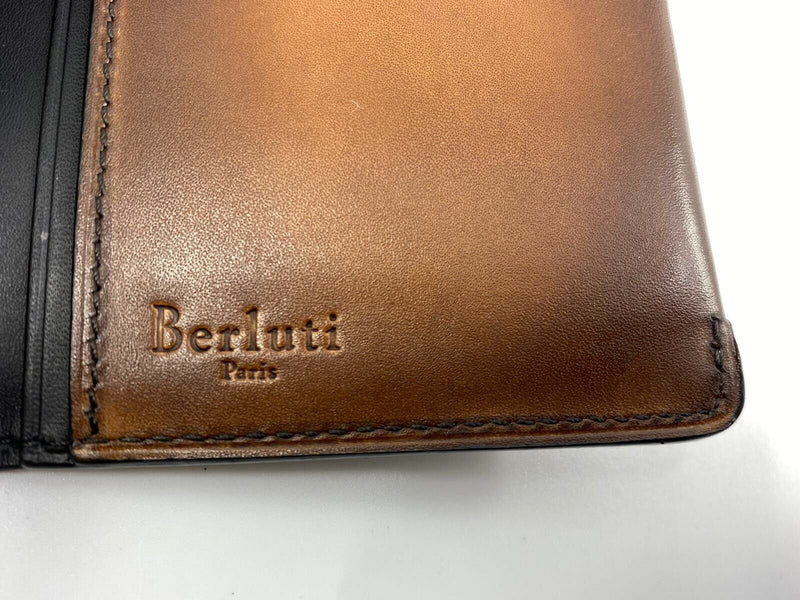 Berluti Espace Scritto Leather Long Wallet - Luxuria & Co.