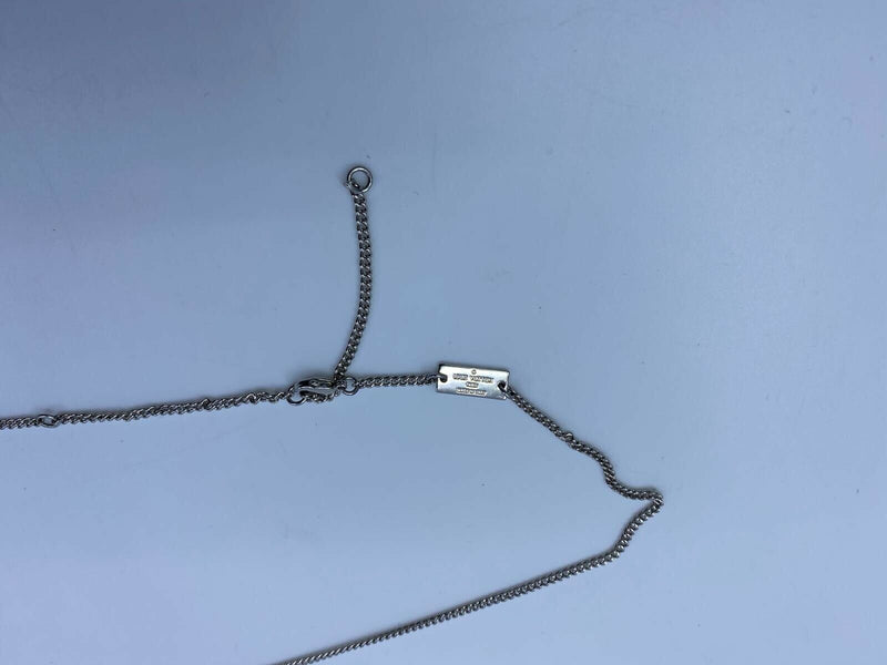 Louis Vuitton Monogram Locket Necklace Dog Tag - Luxuria & Co.