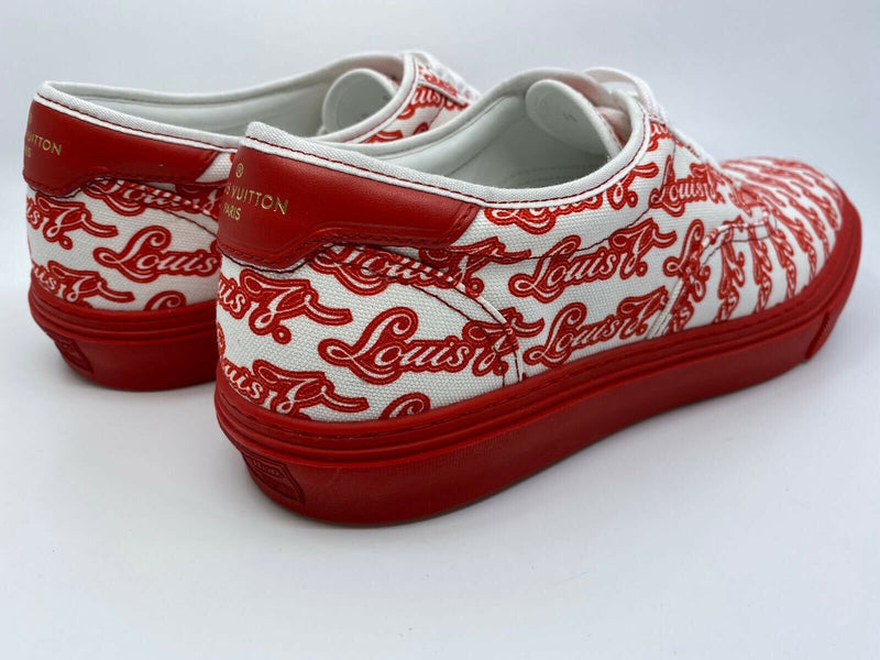 Louis Vuitton Men's Red Canvas Trocadero Sneaker – Luxuria & Co.