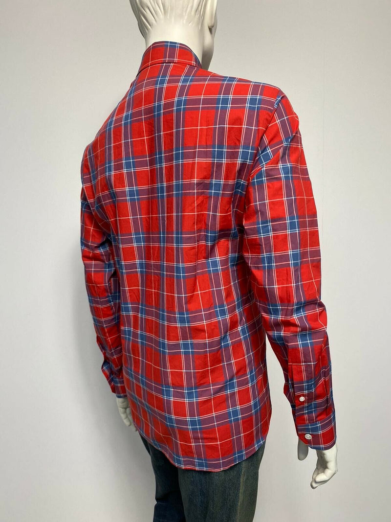Louis Vuitton Red Cotton Damier Pocket Detail Polo T-Shirt S Louis Vuitton