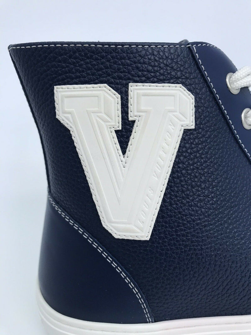 Louis Vuitton Men's Blue & White Monogram Clouds Tattoo Sneaker Boot –  Luxuria & Co.