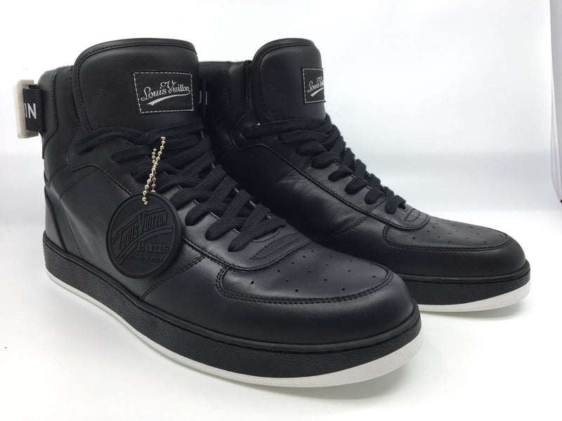 Size+8.5+-+Louis+Vuitton+Rivoli+Sneaker+Boot+Black+-+1A8EAP for