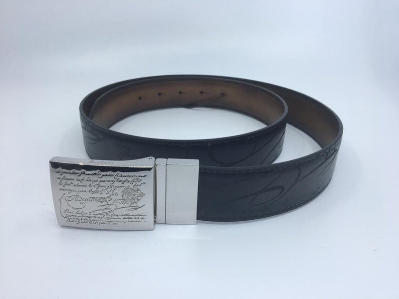 Berluti Reversible Scritto Belt - Luxuria & Co.