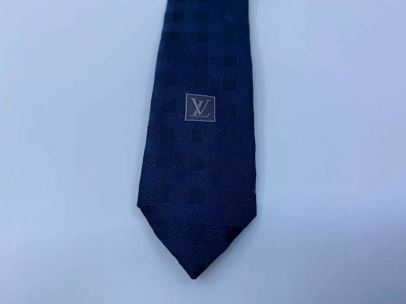 Louis Vuitton Uniformes Damier Masai Silk Tie - Luxuria & Co.
