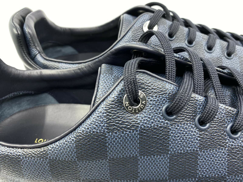 Shop Louis Vuitton DAMIER Men's Silver Sneakers