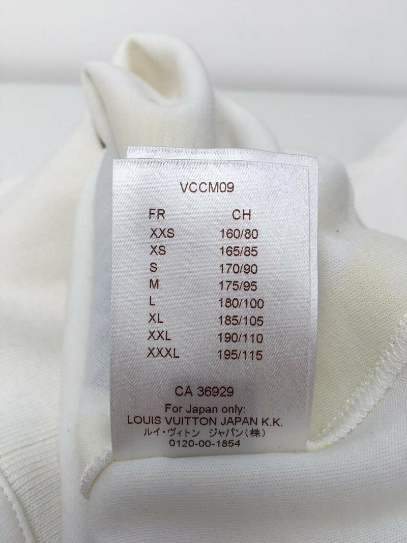 Louis Vuitton Men's White Cotton America's Cup Latitude Sweater