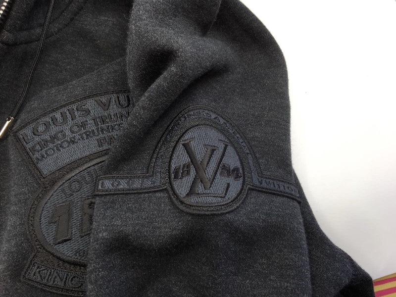Louis Vuitton Zip Up Patches Hoodie - Luxuria & Co.
