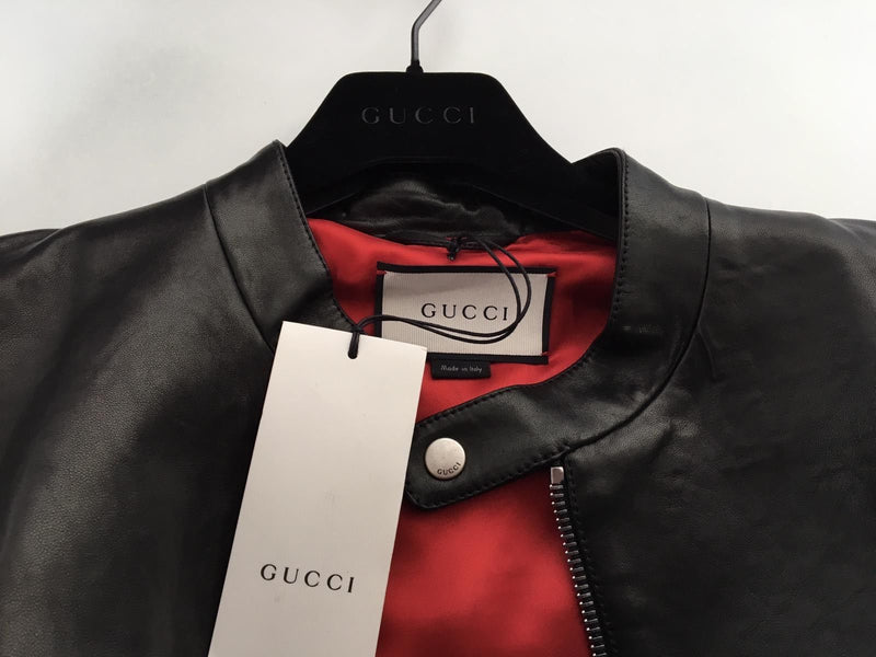 Gucci Lamb Leather Jacket - Luxuria & Co.