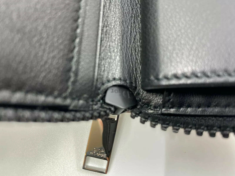 Dior Homme Zip Around Compact Wallet - Luxuria & Co.