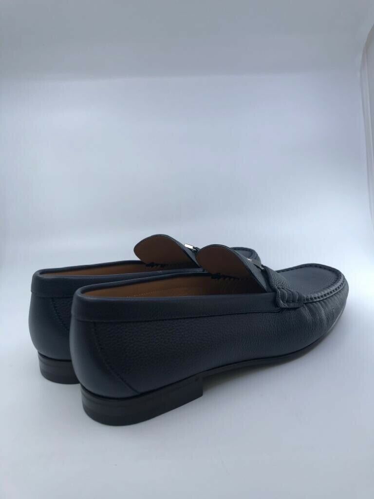 Louis Vuitton Dark Blue Leather Montaigne Loafers Size 43.5 Louis Vuitton