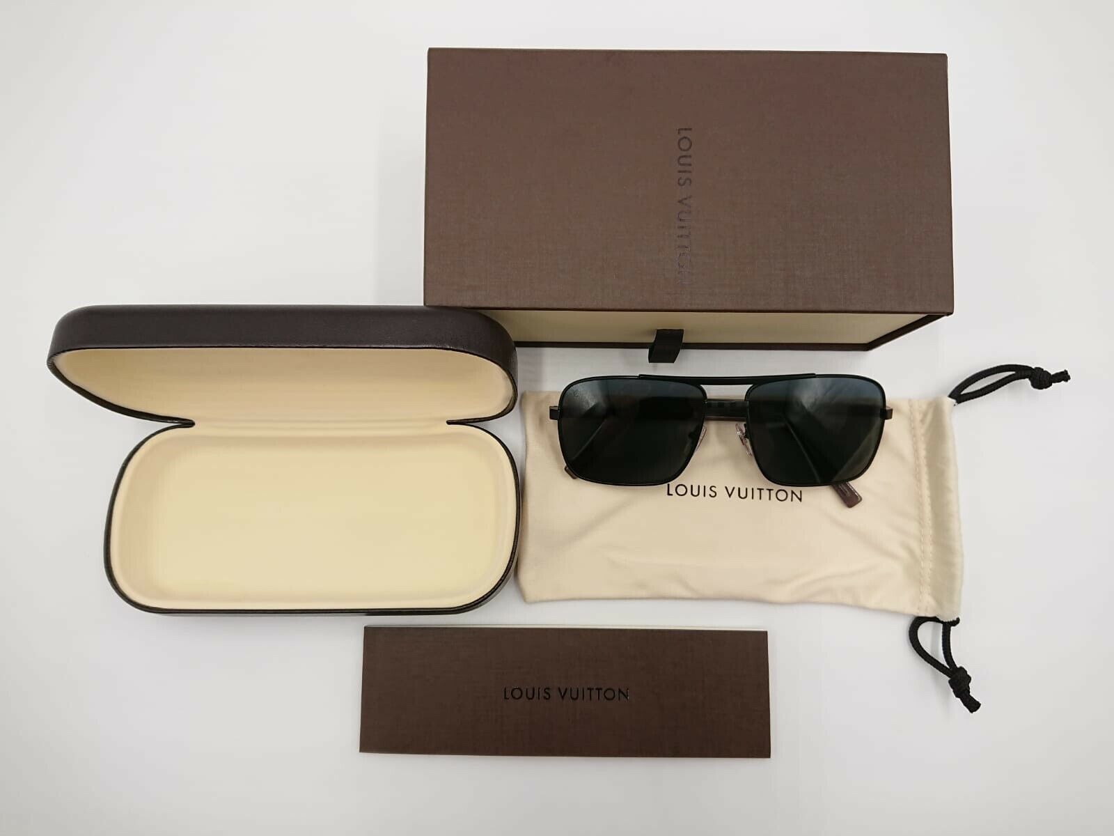 Attitude Black U Damier Sunglasses – Luxuria & Co.