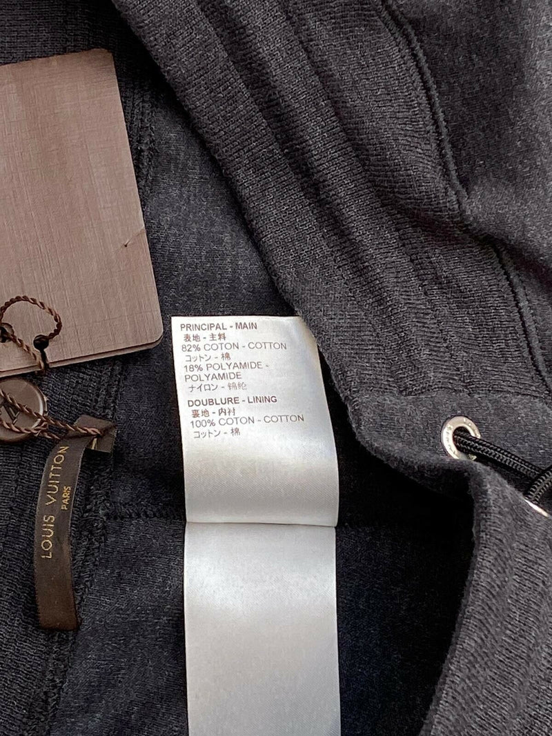 Louis Vuitton Men's Gray Cotton Travel Zip Up Hoodie – Luxuria & Co.