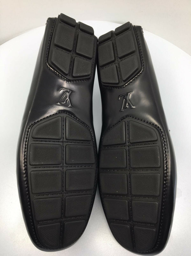 Louis Vuitton Men's Black Leather Racetrack Car Shoe Loafer – Luxuria & Co.