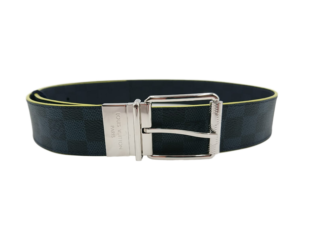 Louis Vuitton Damier Graphite Initials Belt 95 CM