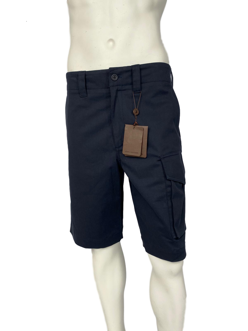 Louis Vuitton Men's Navy Cotton America's Cup Cargo Shorts – Luxuria & Co.