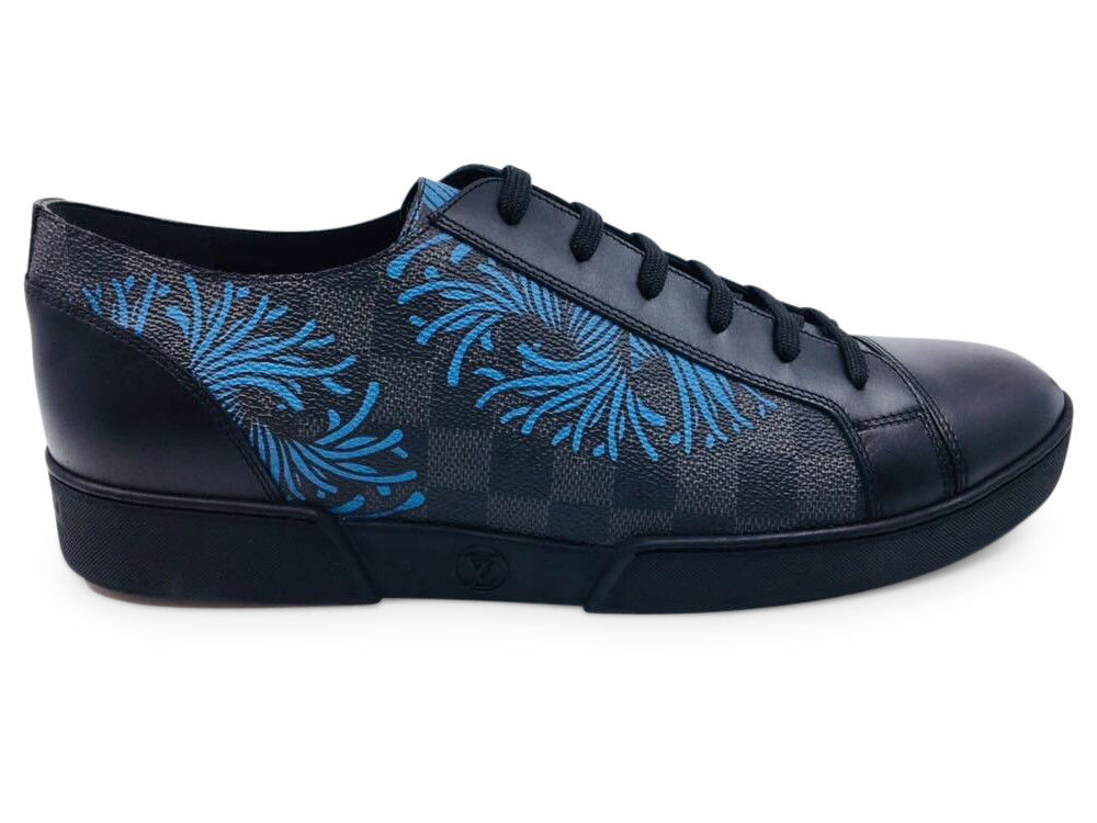 Louis Vuitton Christopher Nemeth Damier Graffiti Sneakers High Top Black