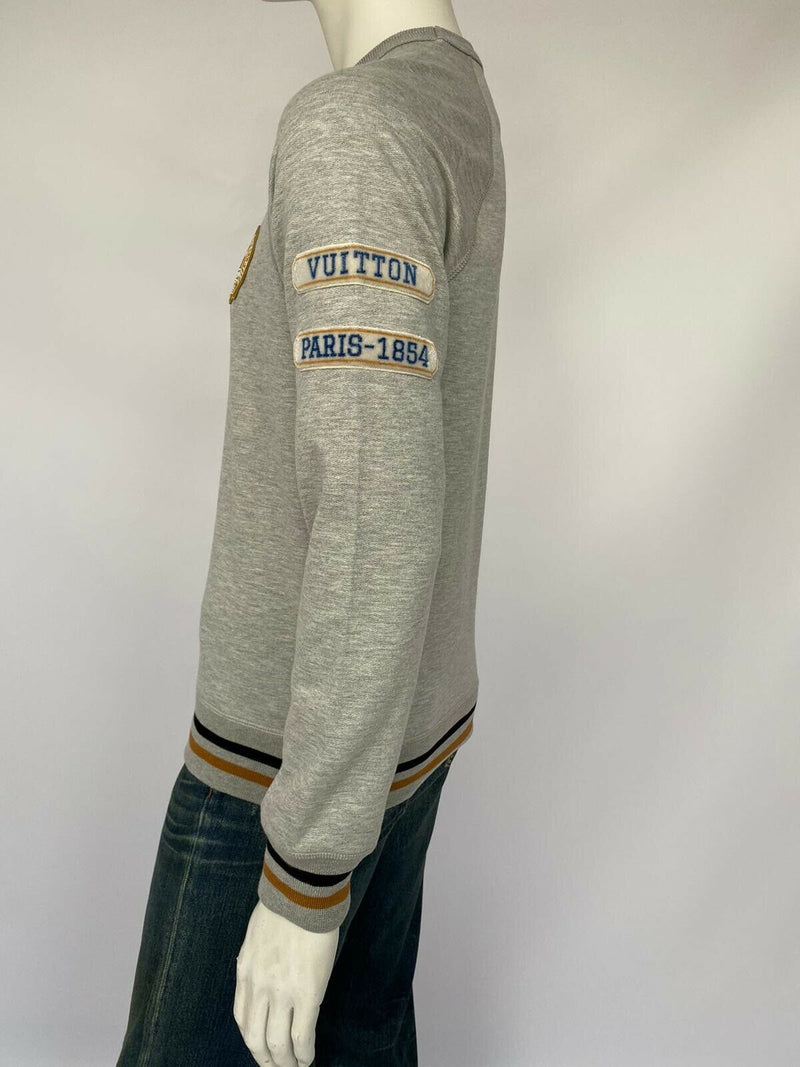 Louis Vuitton Patch Sweater With Tipping - Luxuria & Co.