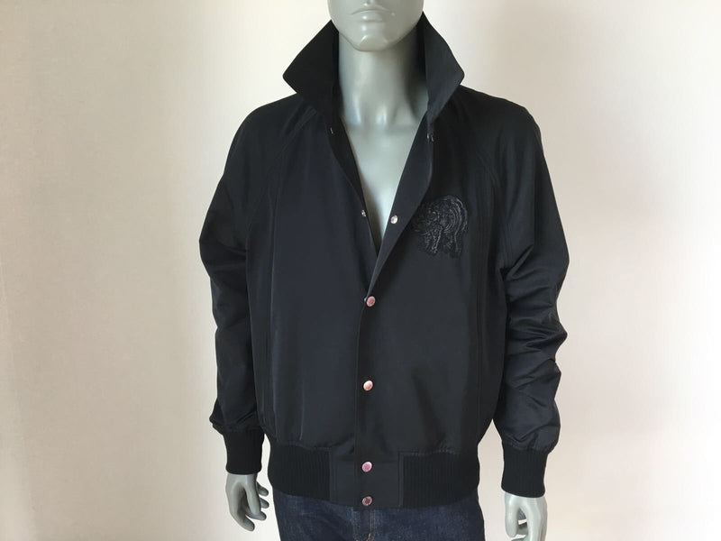 Louis Vuitton, Jackets & Coats, Louis Vuitton Vintage Embroidered Varsity  Jacket In Gray