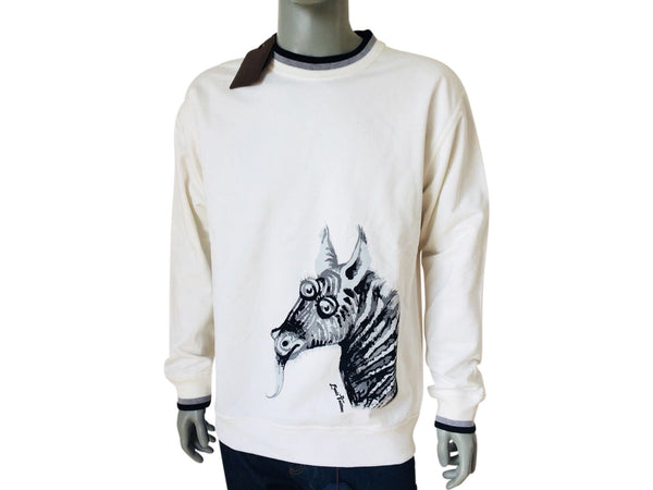 Louis Vuitton Chapman Zebra Sweater - Luxuria & Co.