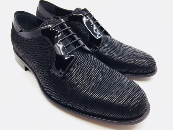 Louis Vuitton Men's Black Epi Leather Beaubourg Derby Shoe – Luxuria & Co.