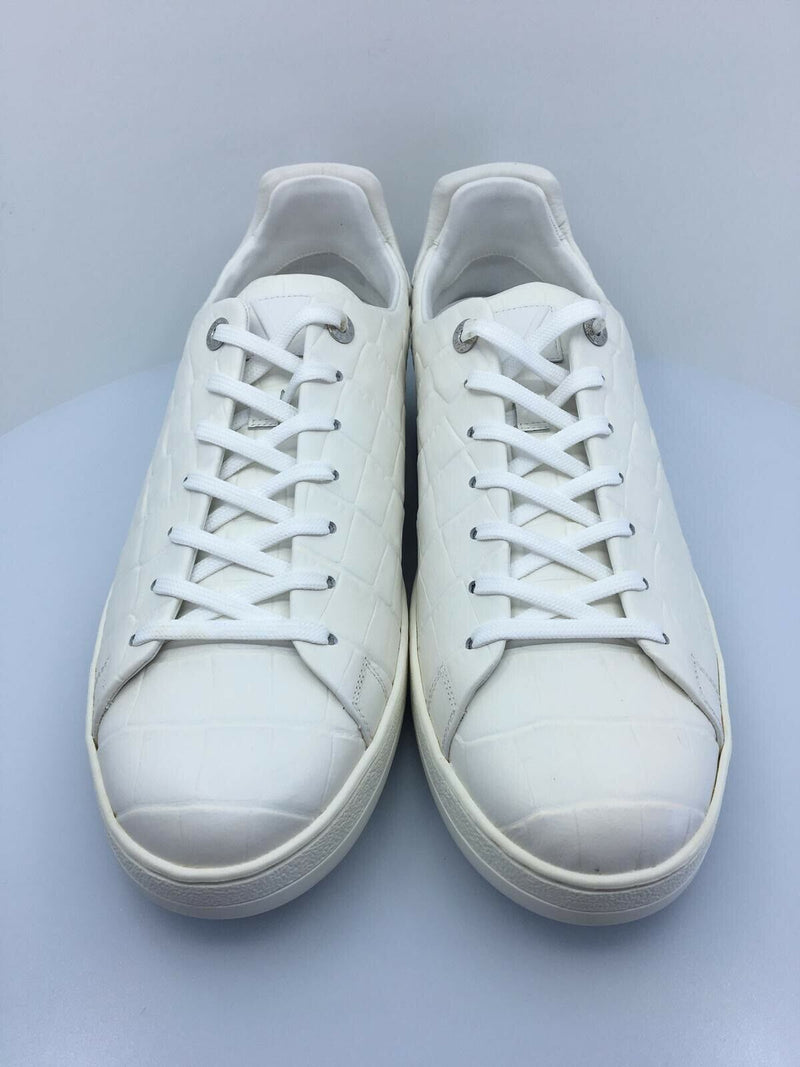 Louis Vuitton Women's White Leather Frontrow Sneaker – Luxuria & Co.