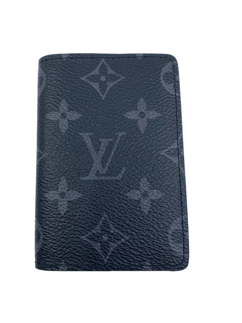 Louis Vuitton Pocket Organizer Monogram Eclipse Card Wallet