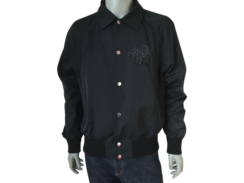 Louis Vuitton Men's Black Chapman Varsity Jacket 42 US