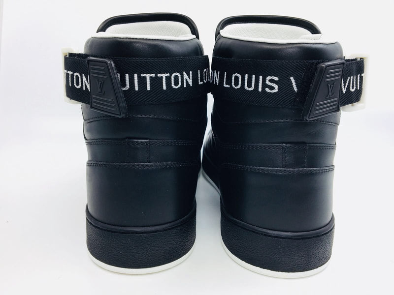 Louis Vuitton Men's Black Leather Monogram Rivoli Sneaker – Luxuria & Co.