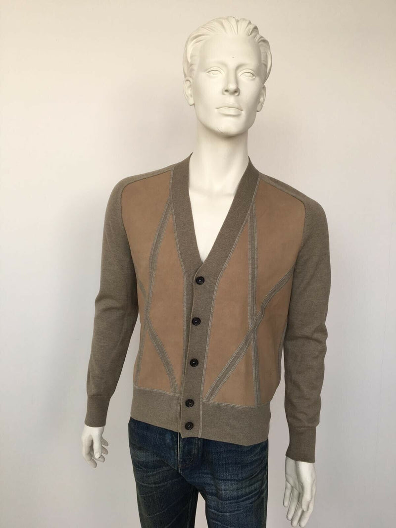 Louis Vuitton Leather Front Cardigan - Luxuria & Co.